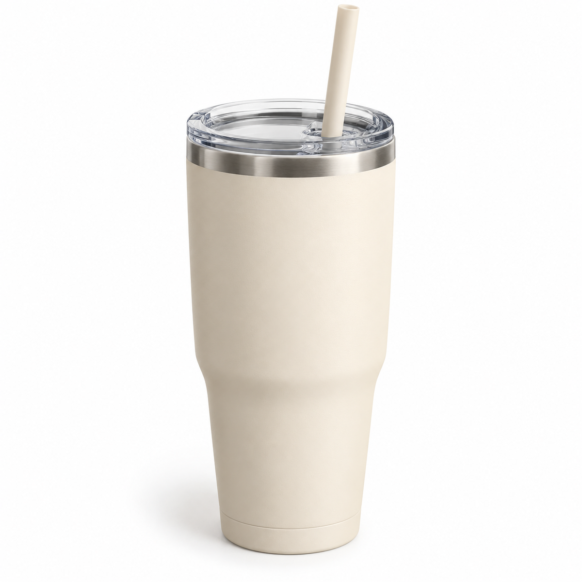 Cream 20 oz Insulated Travel Tumbler