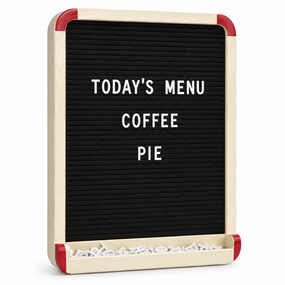 Retro Diner Menu Letter Board