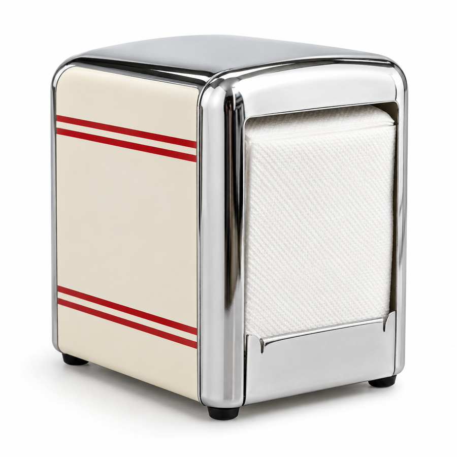 Chrome Retro Diner Napkin Dispenser