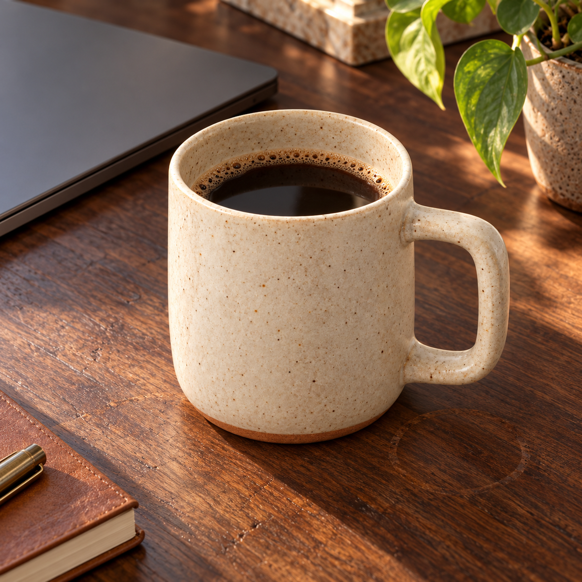 Speckled Stoneware Coffee Mug